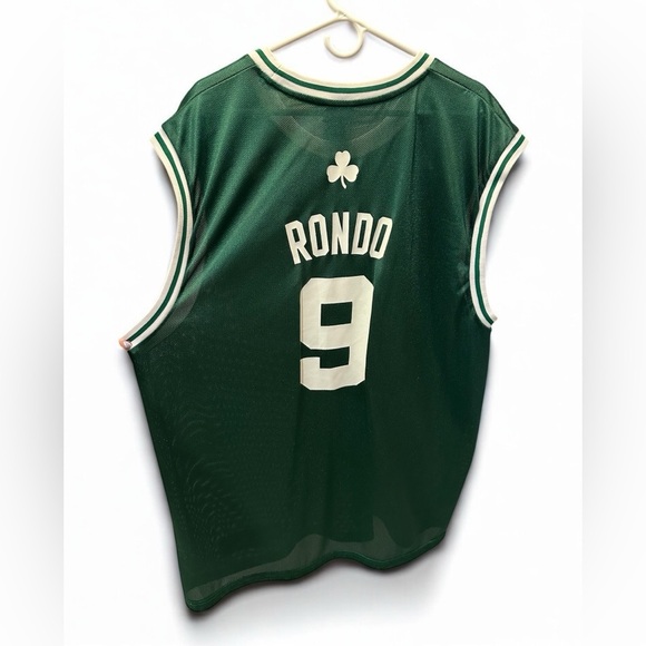Adidas Rajon Rondo #9 Celtics Jersey Green XXL - Picture 3 of 9